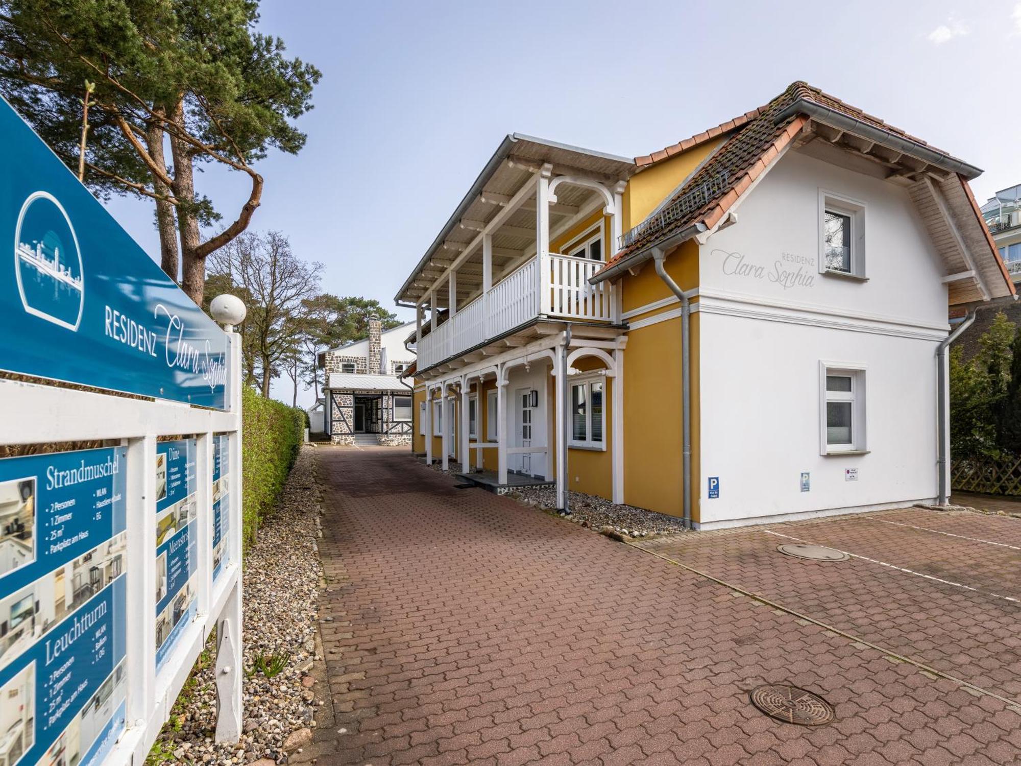 Ferienwohnung Strandlaeufer In Der Residenz Clara Sophia Binz Bagian luar foto